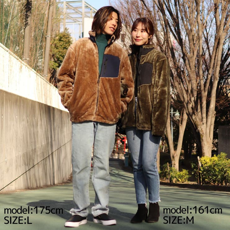 ボアフリースジャケット メンズ レディース[品番:SMOW0000011 ボアフリースジャケット メンズ レディース[品番:SMOW0000011