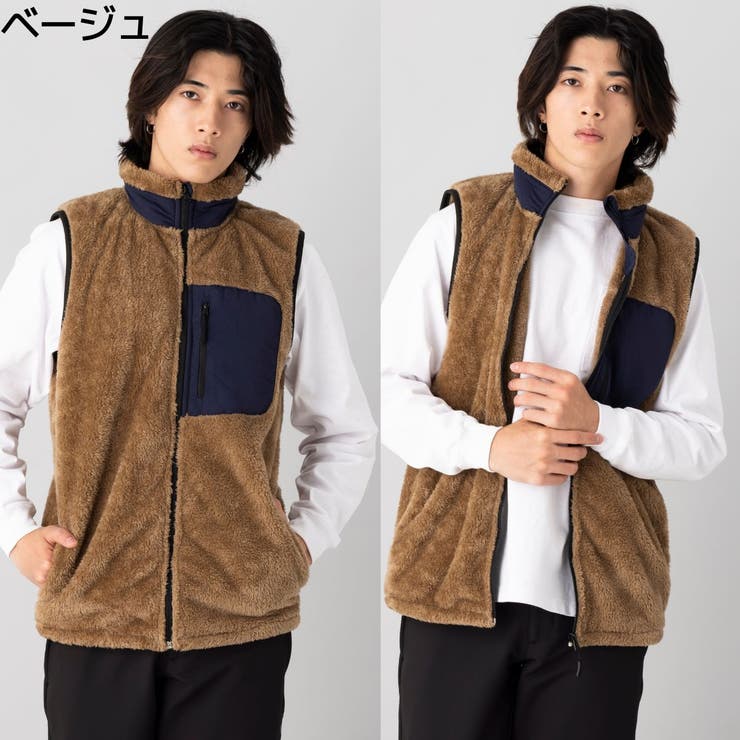 ボアフリース ベスト ブルゾン[品番：SMOW0000056]｜SPORTSMARIO-MEN（スポーツマリオメン）のメンズ ファッション通販｜SHOPLIST（ショップリスト）