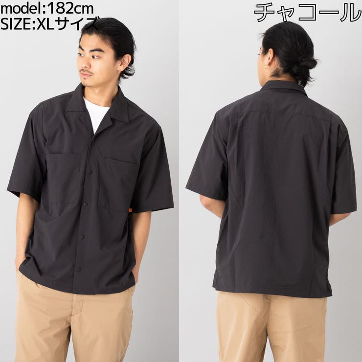 オープンカラーシャツ ラッカンシャツ メンズ[品番：SMOW0000071