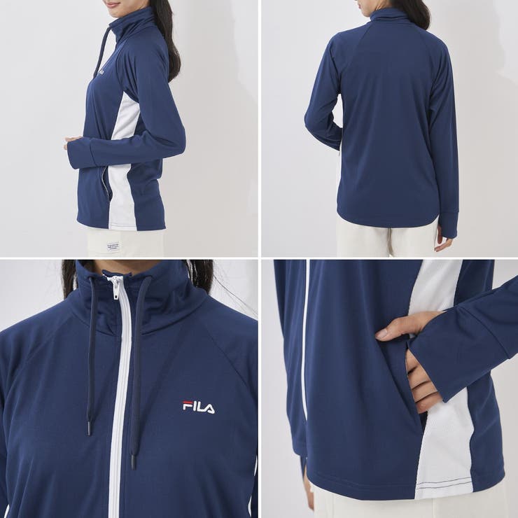 FILA ネイビー 間違い フルジップジャケット VL2406