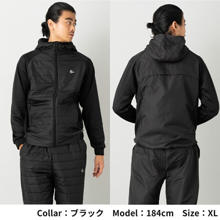 インフィット INFIT グラフェン中綿ニット切り替えジャケット