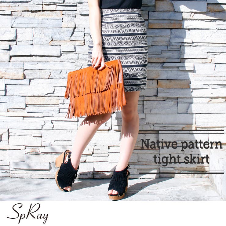 ネイティブ柄タイトsk 品番 Sprw Spray スプレイ のレディースファッション通販 Shoplist ショップリスト