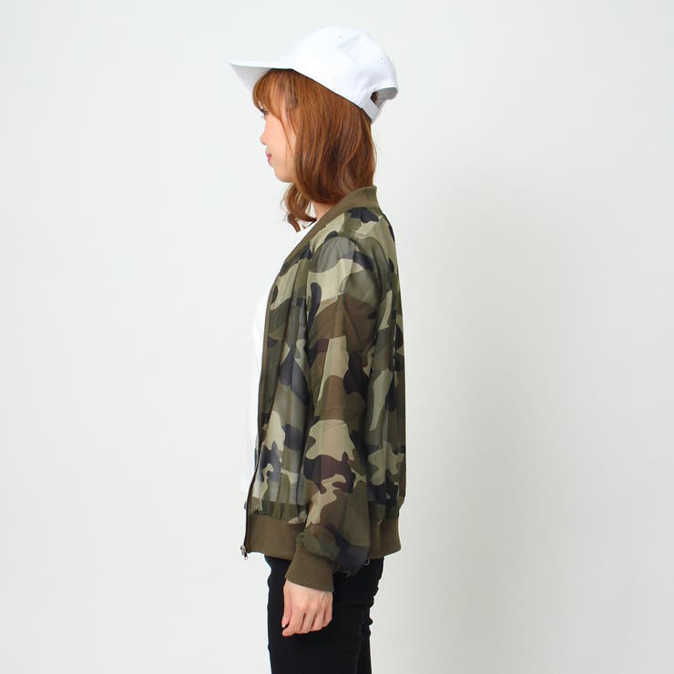 迷彩ブルゾン | SpRay | 詳細画像3 