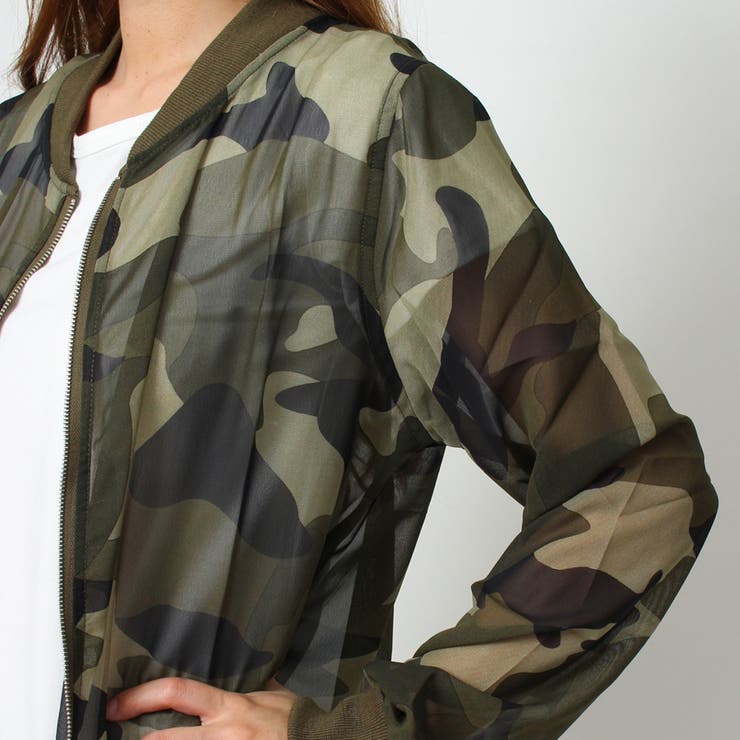 迷彩ブルゾン | SpRay | 詳細画像7 