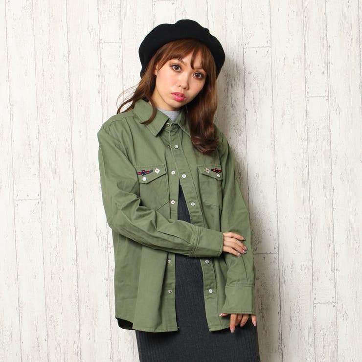 ネイバーフッド スコーピオンシャツ M 刺繍 美品 日本製　ストライプ　希少 ネイバーフッド スコーピオンシャツ M 刺繍 美品 日本製