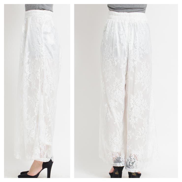 レースガウチョパンツ | SpRay | 詳細画像3 