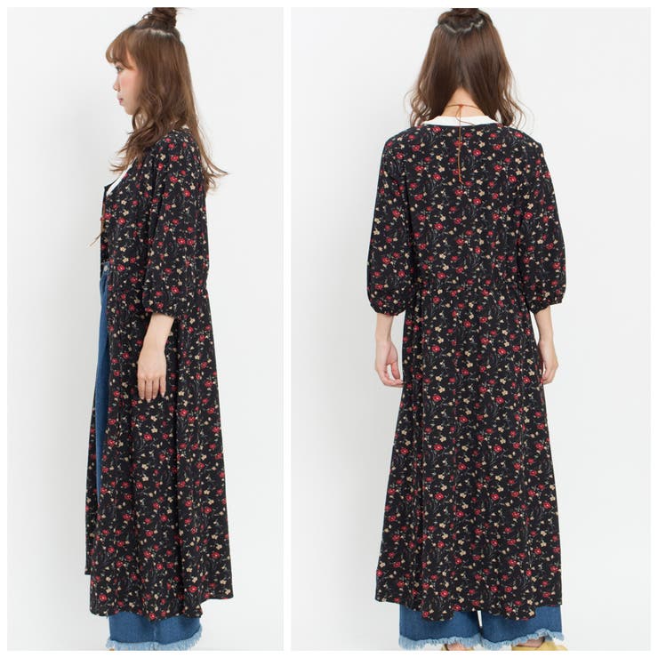 【即日発送】【フォロー割】花咲くボヘミアン♡ガウンワンピース♡L 公式】花束に込めた恋心ワンピース -プリンセスガーリー