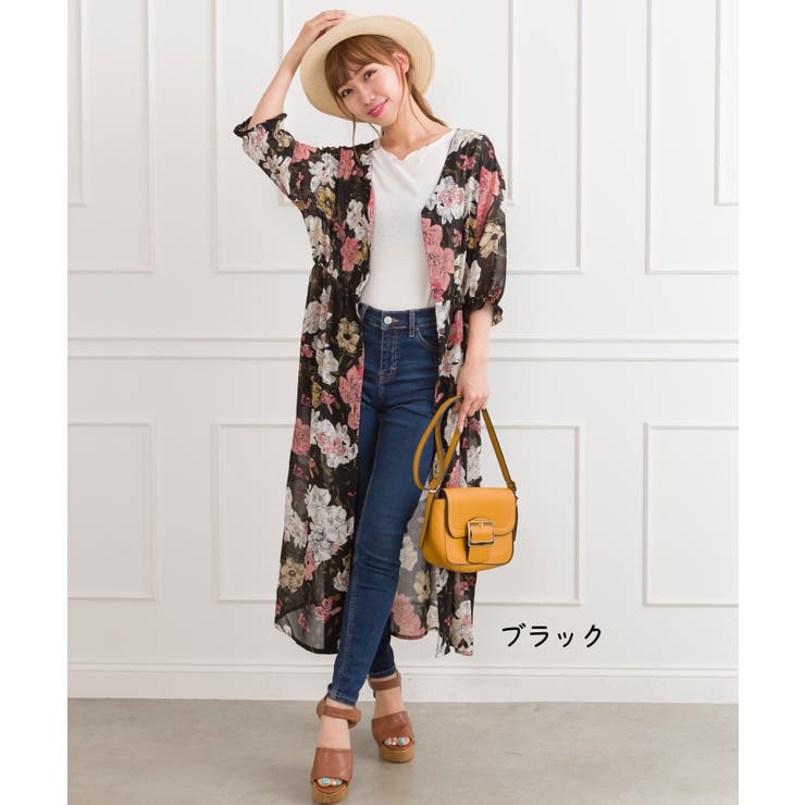 LEONARD 花柄ロングガウン 楽天市場】【OUTLET SALE】ガウン《花柄シフォンガウン 全7