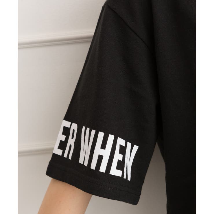 袖ロゴクロップド半袖パーカー | SpRay | 詳細画像9 