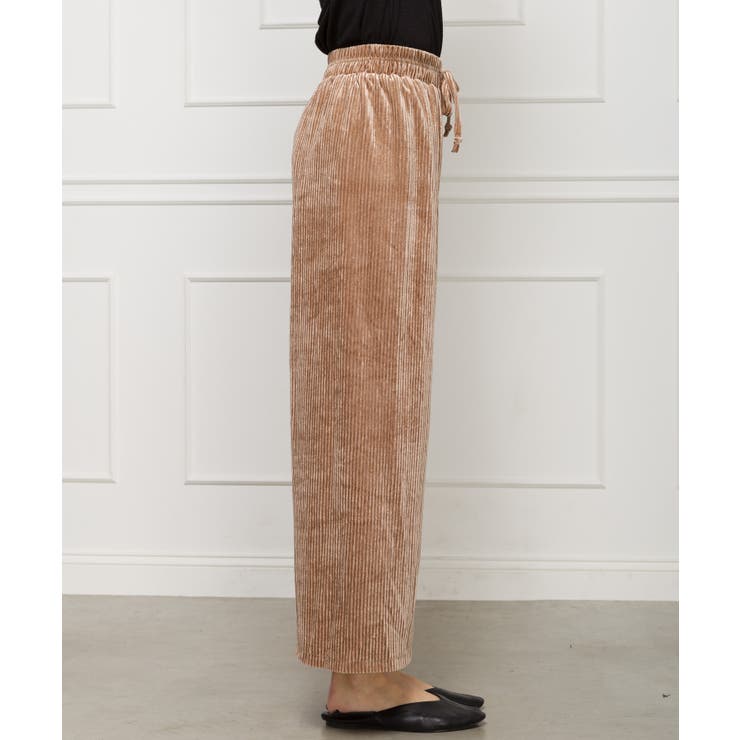 ベロアワイドパンツ | SpRay | 詳細画像2 