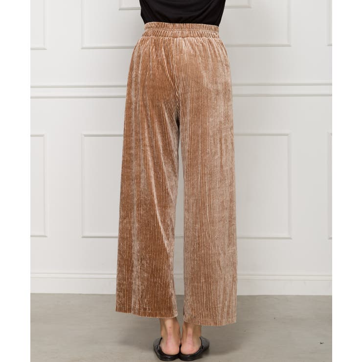 ベロアワイドパンツ | SpRay | 詳細画像3 