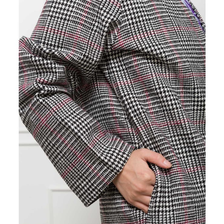 【PROENZA SCHOULER】グレンチェックブークレ コート Shop Jackets, Blazers, and Outerwear | Proenza Schouler