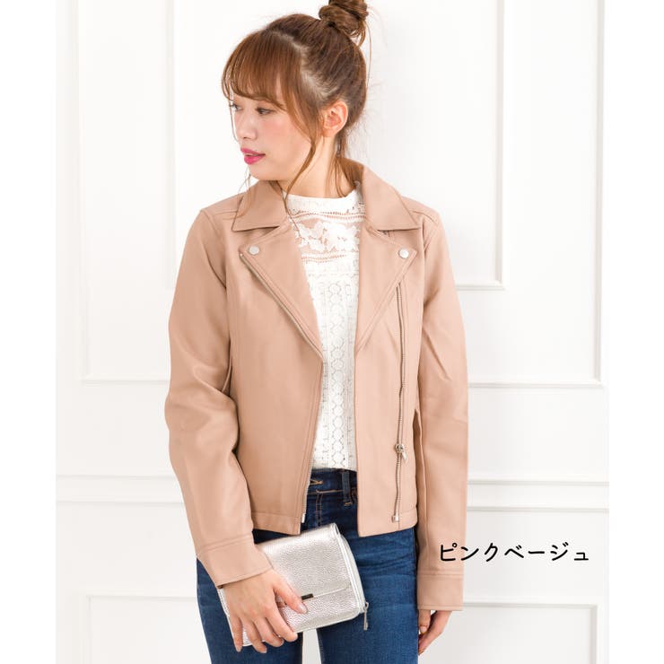 フェイクレザーライダース[品番：SPRW0004828]｜SpRay（スプレイ
