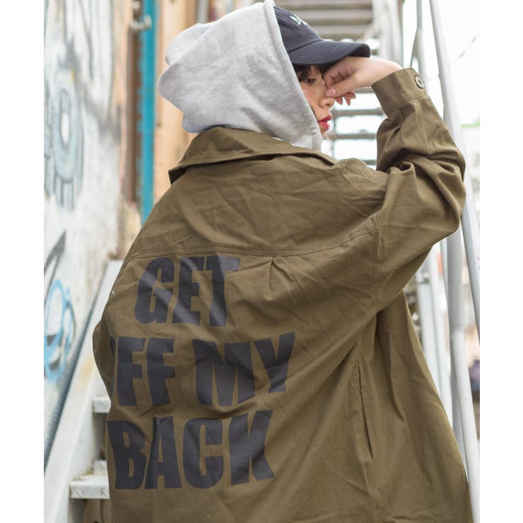 フード付BACKプリントBIGシャツ[品番：SPRW0005870]｜SpRay（スプレイ