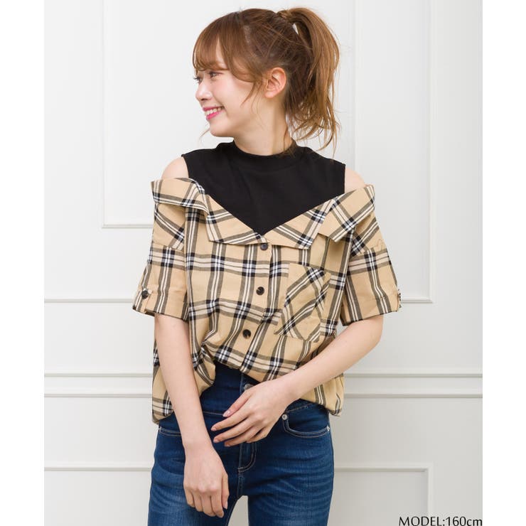 チェックドッキングシャツ[品番：SPRW0005992]｜SpRay（スプレイ