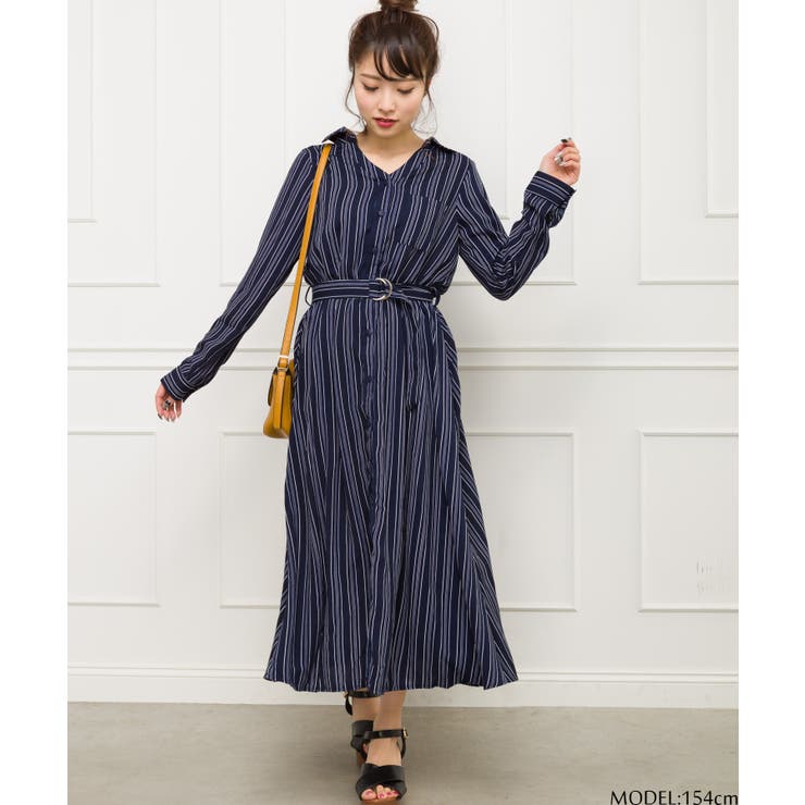 marimekko 半袖 シャツ ワンピース ストライプ ベルト付 marimekko 半袖 シャツ ワンピース ストライプ ベルト付