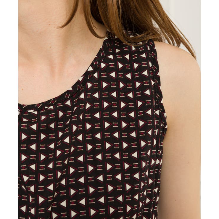 幾何学ノースリーブワンピース | SpRay | 詳細画像4 