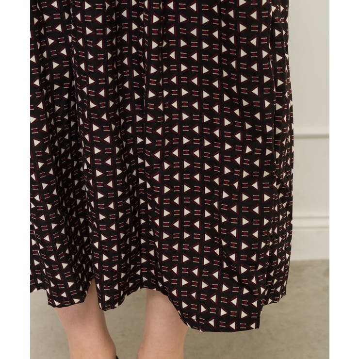 幾何学ノースリーブワンピース | SpRay | 詳細画像6 