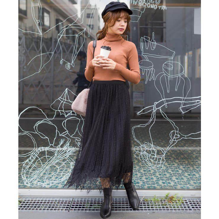 ドットチュールリバーシブルスカート | SpRay | 詳細画像2 