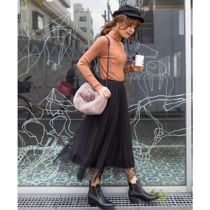 ドットチュールリバーシブルスカート | SpRay | 詳細画像3 