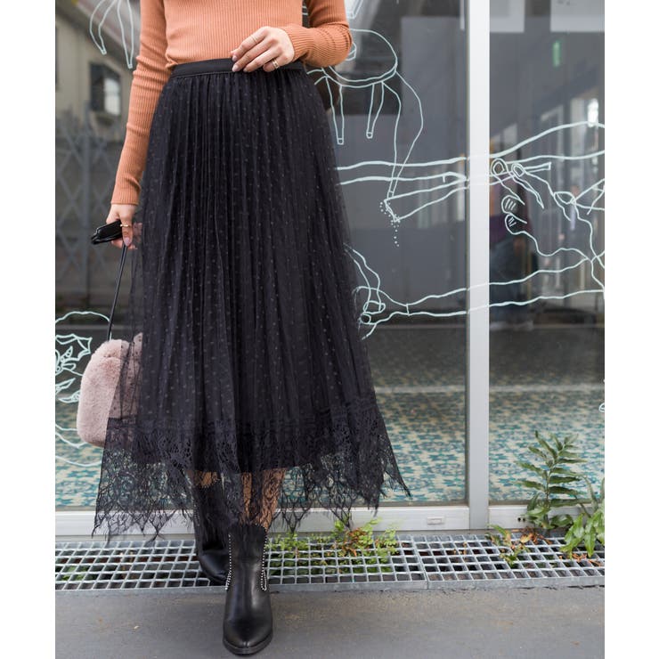 ドットチュールリバーシブルスカート | SpRay | 詳細画像5 