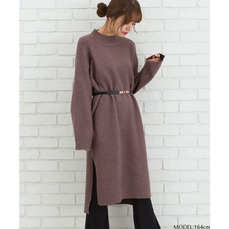 サイドスリットニットワンピース[品番：SPRW0007120]｜SpRay（スプレイ