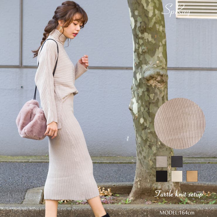 タートルニットセットアップ[品番：SPRW0007034]｜SpRay（スプレイ