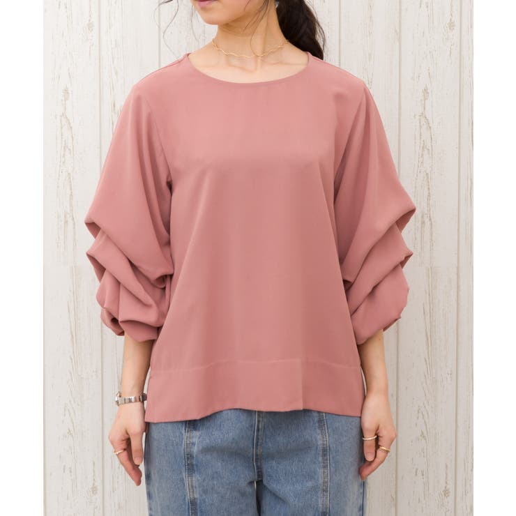 ボリュームスリーブ七分ブラウス | SpRay | 詳細画像6 