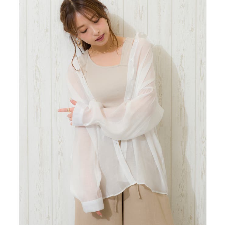楽天市場】＼早割3,980円→2,080円～／シアー シャツ uv