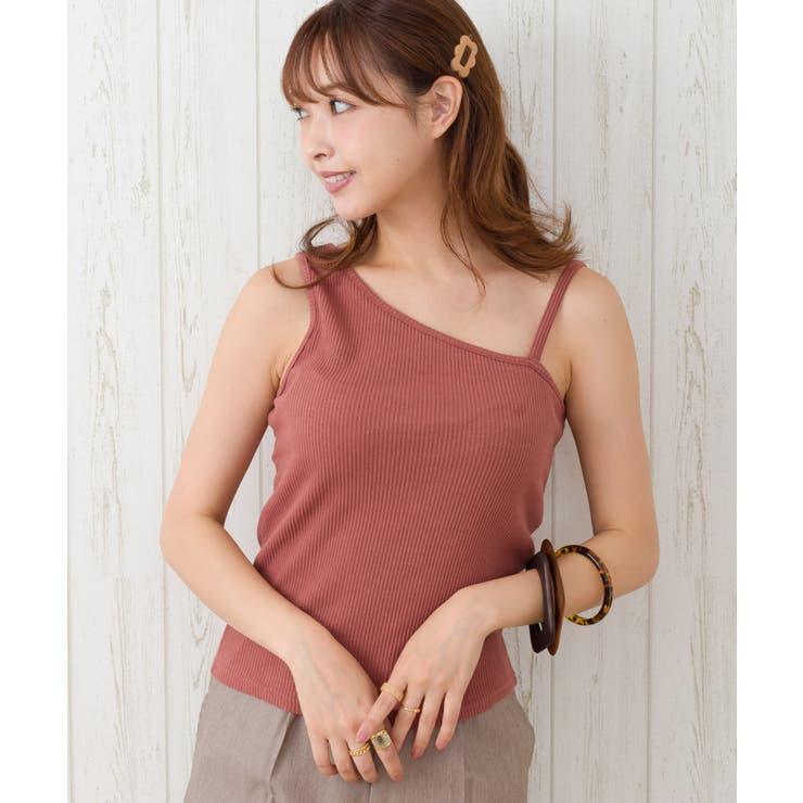 レンガ | アシメキャミタンクトップ | SpRay