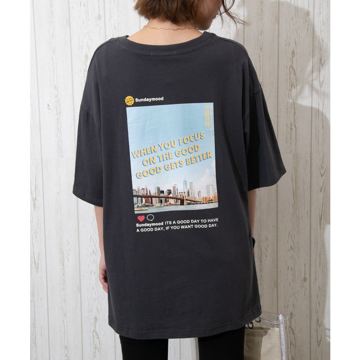 Back転写スリットtシャツ 品番 Sprw Spray スプレイ のレディースファッション通販 Shoplist ショップリスト