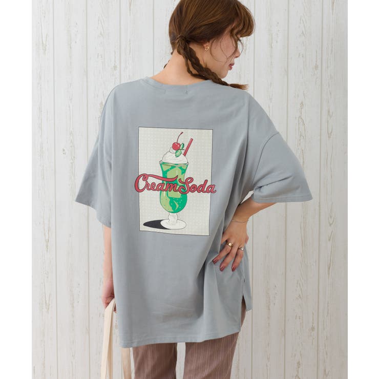 クリームソーダ BIG Tシャツ[品番：SPRW0007983]｜SpRay