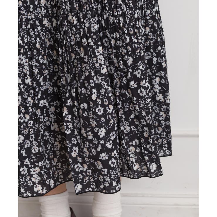 花柄プリーツスカート | SpRay | 詳細画像11 