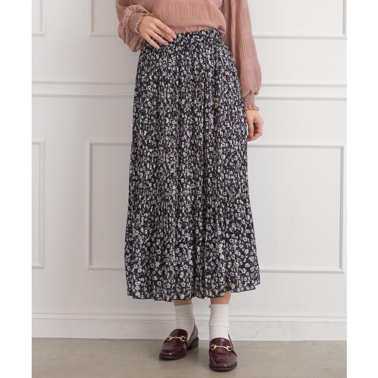 花柄プリーツスカート | SpRay | 詳細画像7 