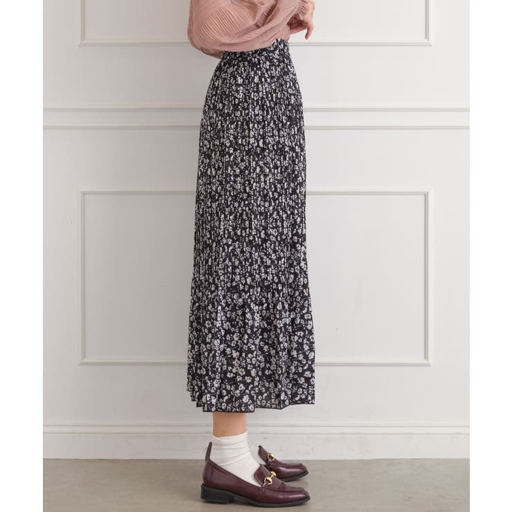 花柄プリーツスカート | SpRay | 詳細画像8 