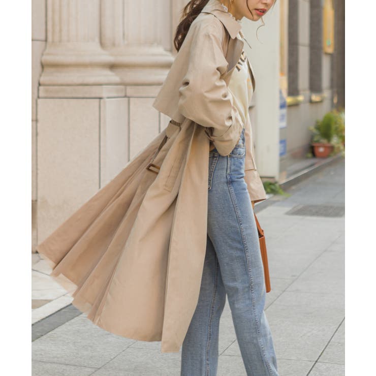 BACKチュールレーストレンチ | SpRay | 詳細画像15 