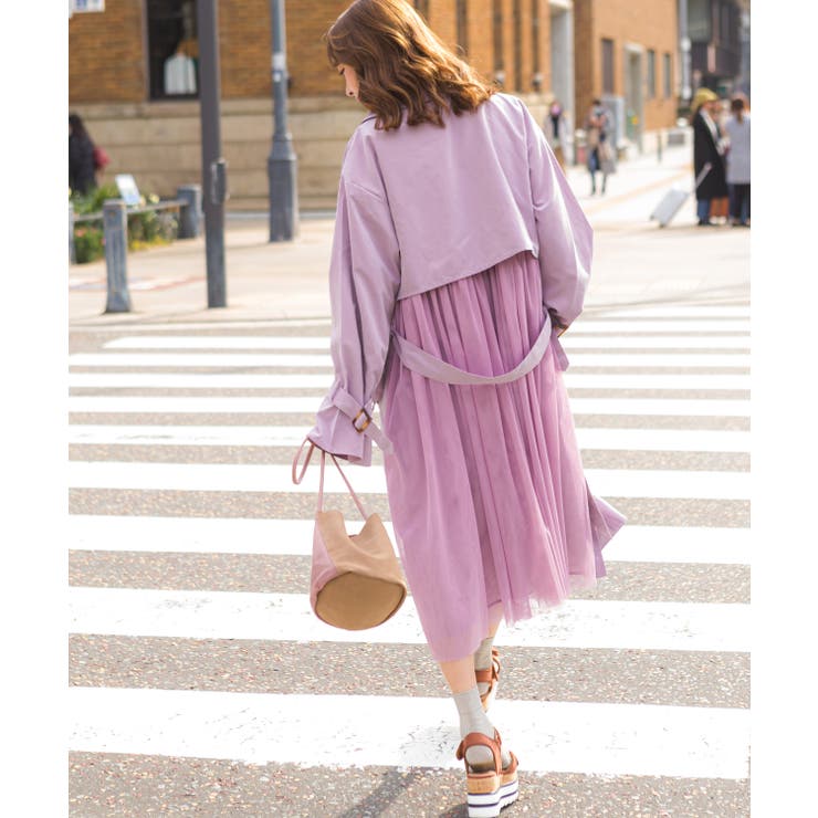 BACKチュールレーストレンチ | SpRay | 詳細画像24 