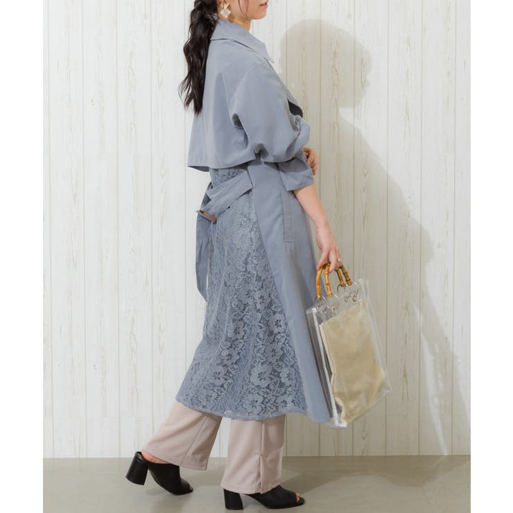 BACKチュールレーストレンチ | SpRay | 詳細画像36 