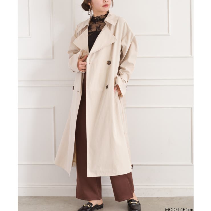 ライトベージュ（チュール） | BACKチュールレーストレンチ | SpRay