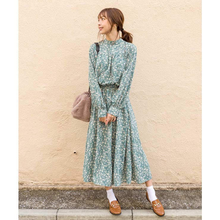 花柄プチハイワンピース | SpRay | 詳細画像2