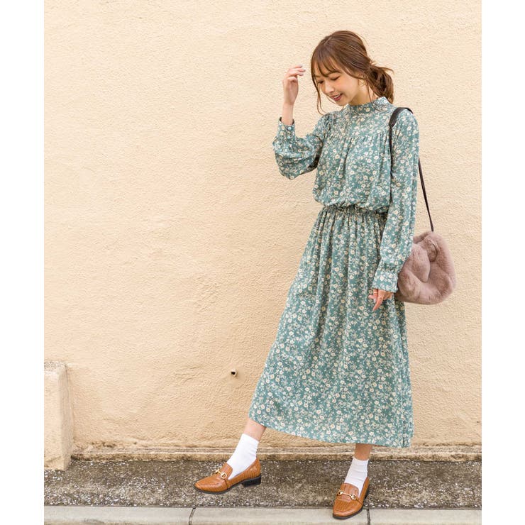 花柄プチハイワンピース | SpRay | 詳細画像4