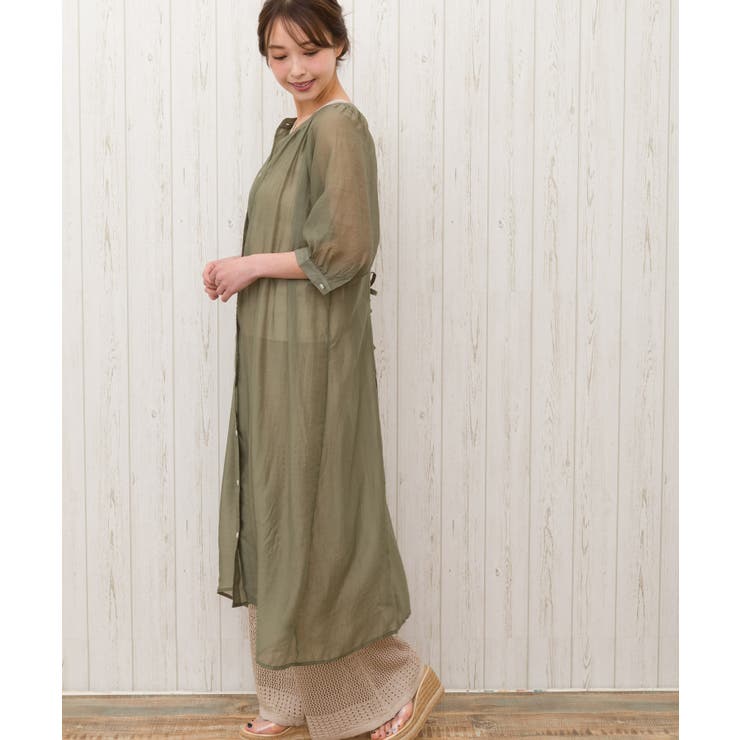 シースルーレースupシャツワンピース 品番 Sprw Spray スプレイ のレディースファッション通販 Shoplist ショップリスト