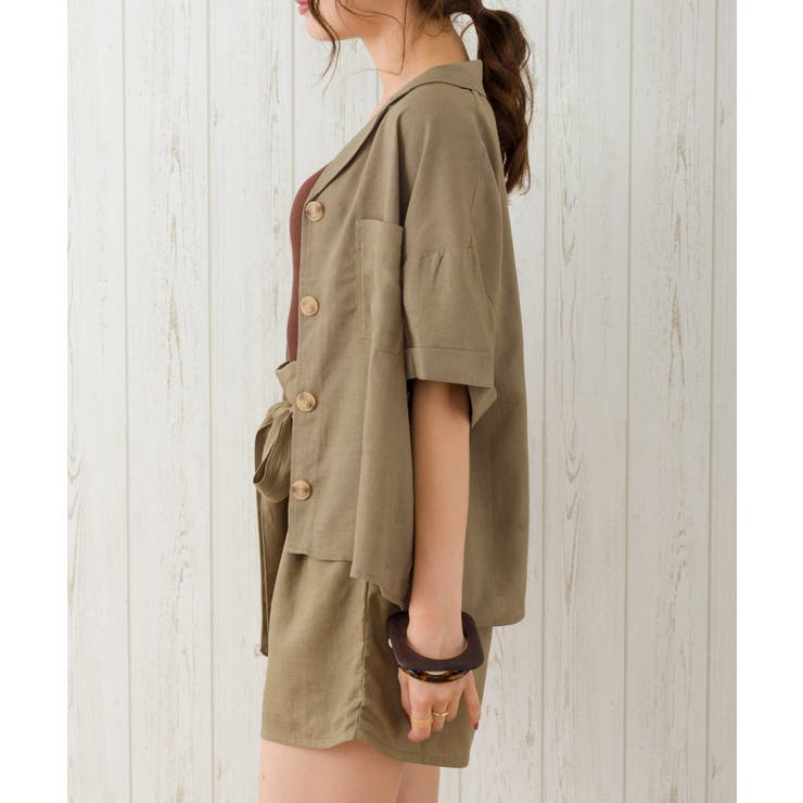 レーヨン麻シャツSET UP | SpRay | 詳細画像11 