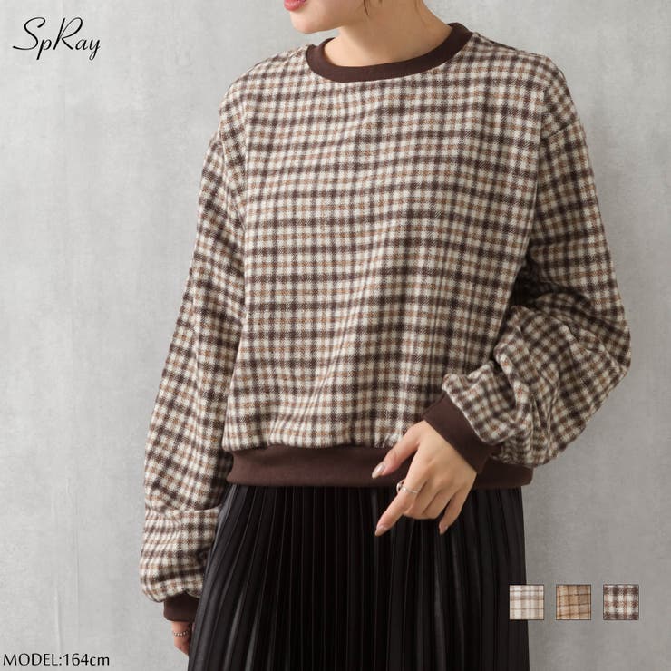 チェックプルオーバー 品番 Sprw Spray スプレイ のレディースファッション通販 Shoplist ショップリスト