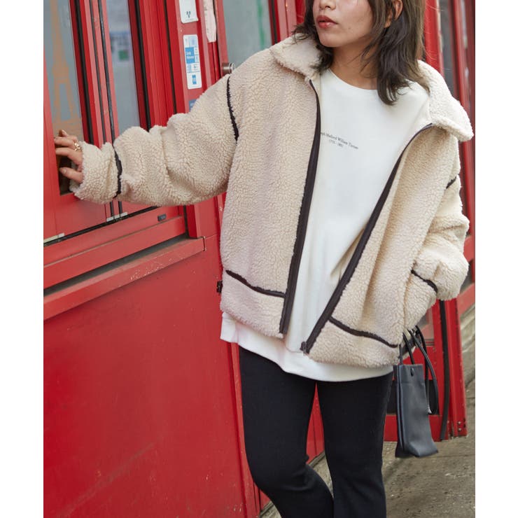 ボアパイピングジャケット[品番：SPRW0008448]｜SpRay（スプレイ）の