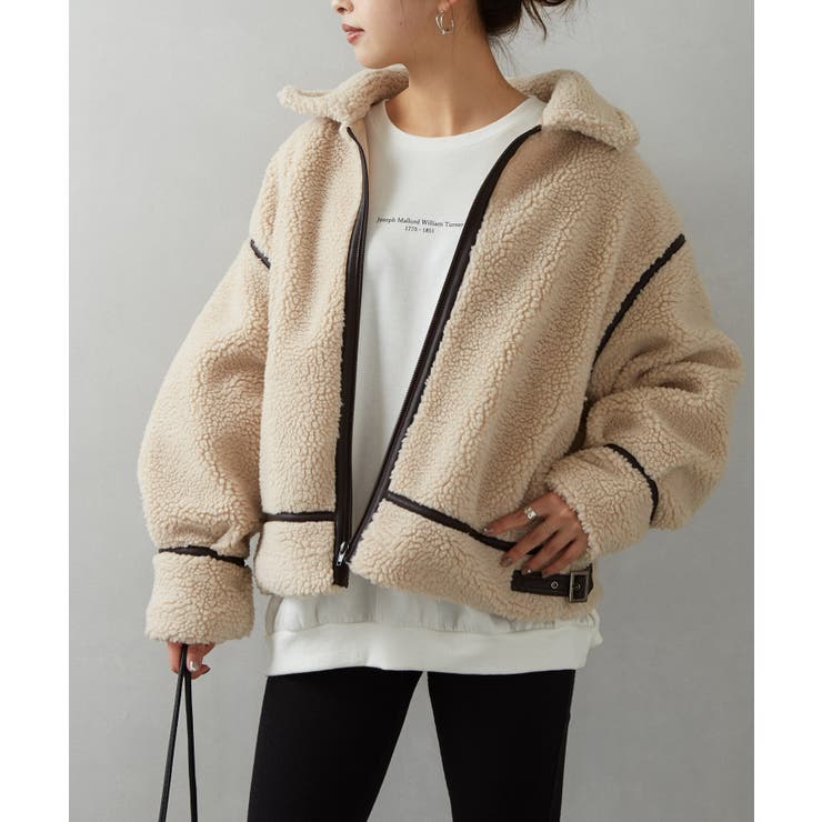 ボアパイピングジャケット[品番：SPRW0008448]｜SpRay（スプレイ）の