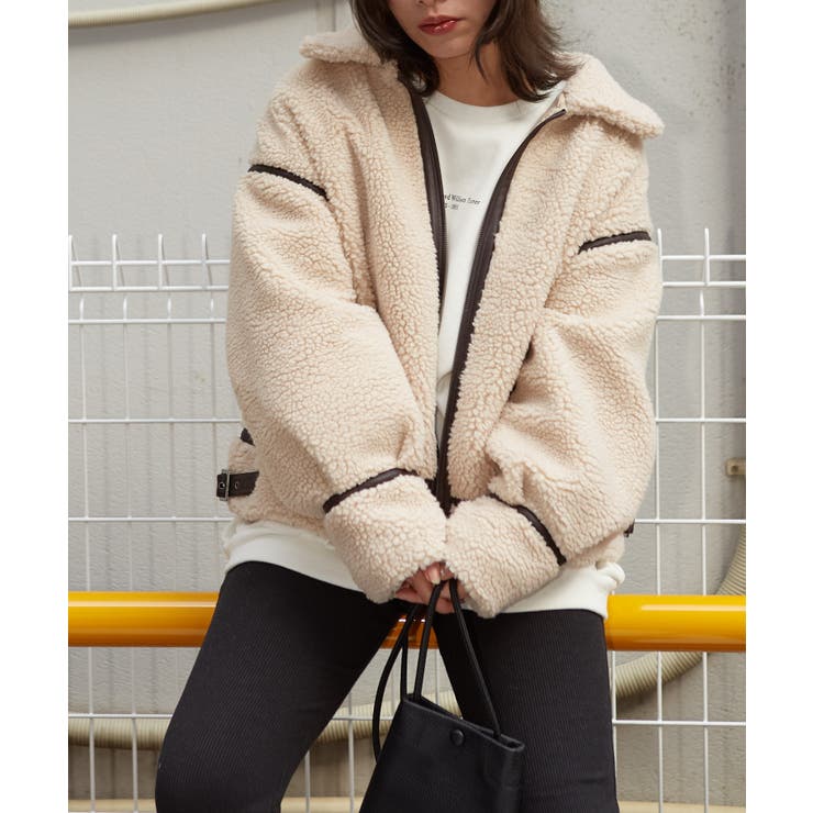 ボアパイピングジャケット[品番：SPRW0008448]｜SpRay（スプレイ）の