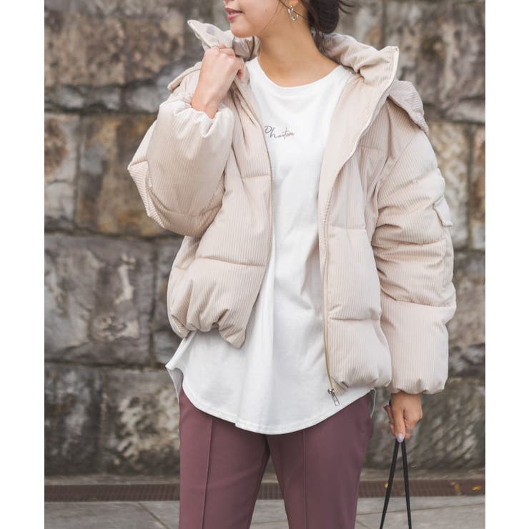 Eaphi コーデュロイパフィージャケット　エフィ　ダウン toa.様専用】Eaphi コーデュロイパフィージャケット エフィ