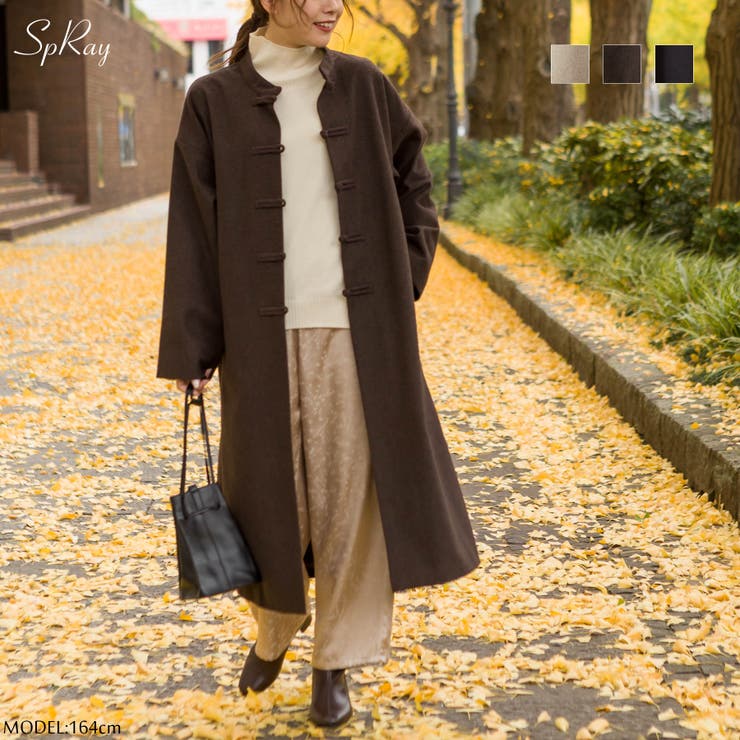 I AM I IN FACT…アトリエドゥサボンノーカラーチャイナコート今季完売 I AM I IN FACT…アトリエドゥサボンノーカラーチャイナコート
