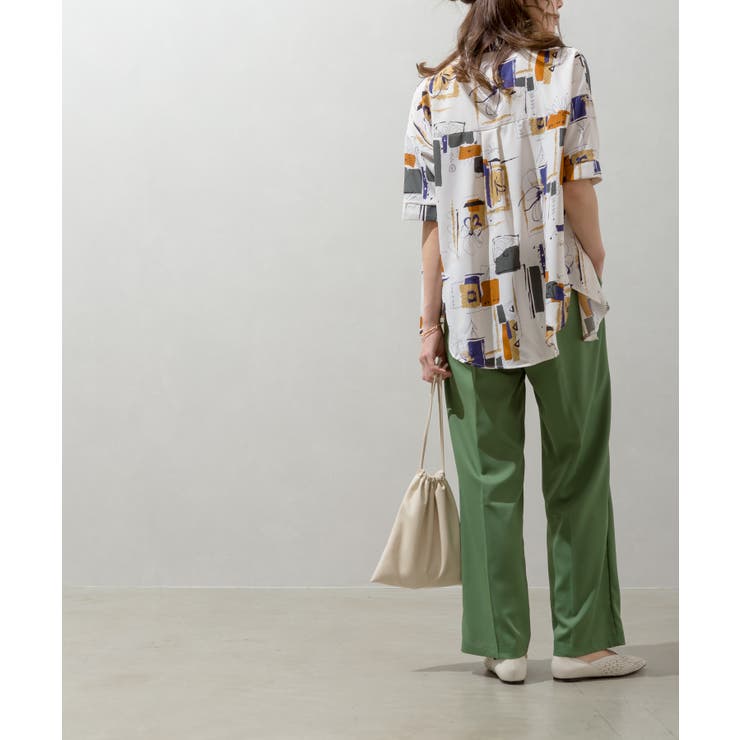 総柄シャツ[品番：SPRW0008677]｜SpRay（スプレイ）のレディース